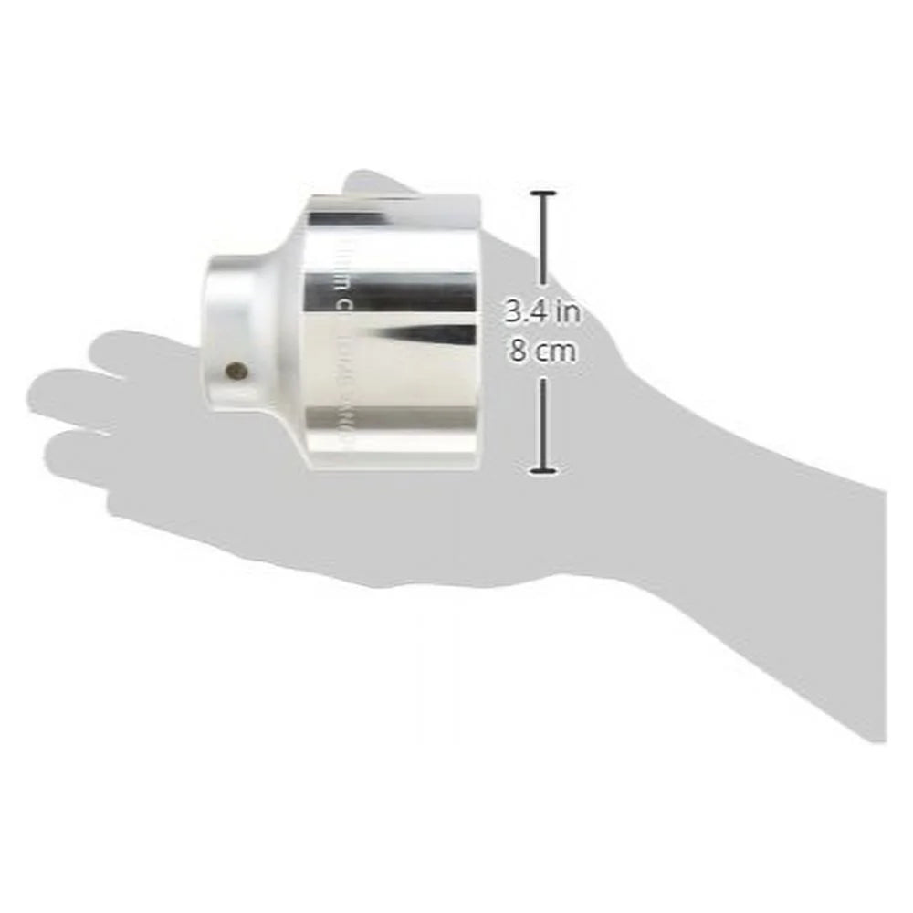 60 mm 12-Point Chrome Vanadium Steel Socket M3304