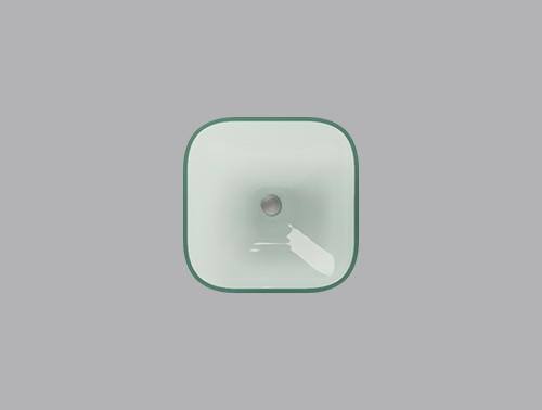 Glass Square Vessel Sink C87960