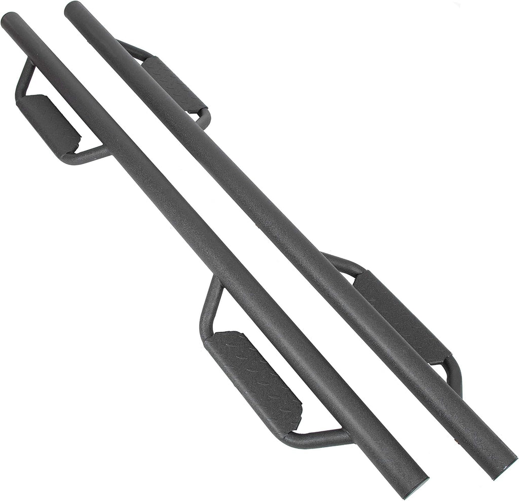 Matte Black Running Board Side Steps for Toyota Tacoma Double/Crew Cab 2005-2021 Q8674