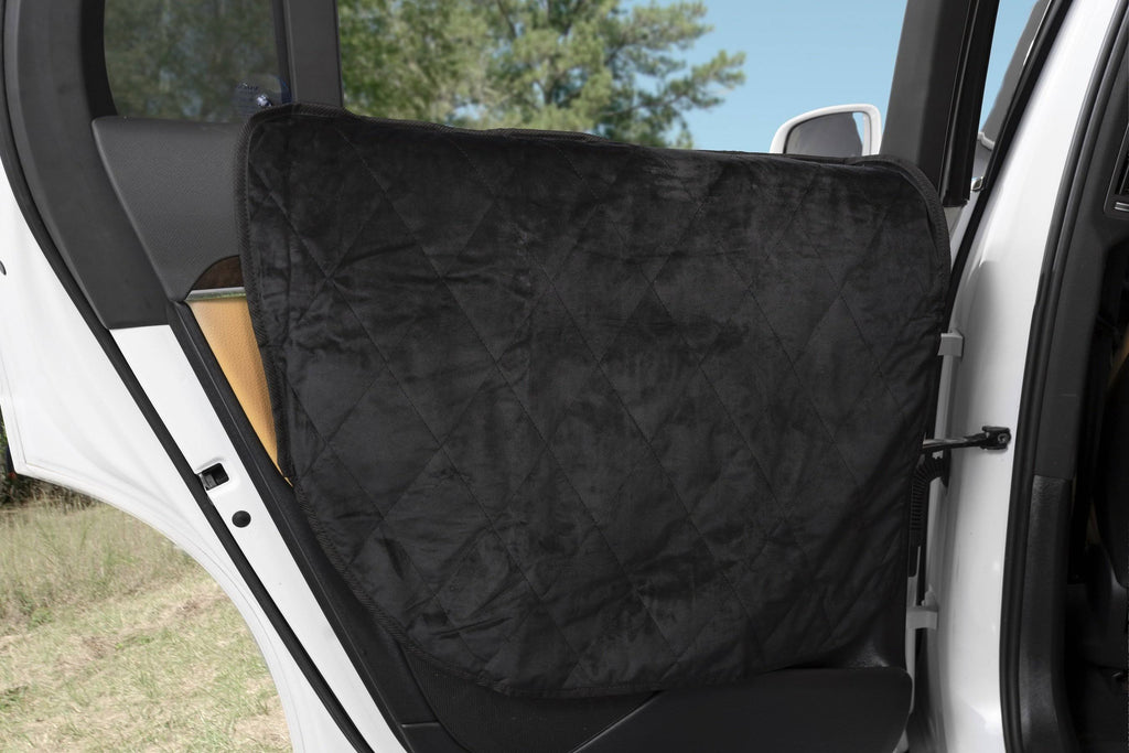 Quilted Velvet Waterproof Car Door Cover, Standard, Desert Sand S466209