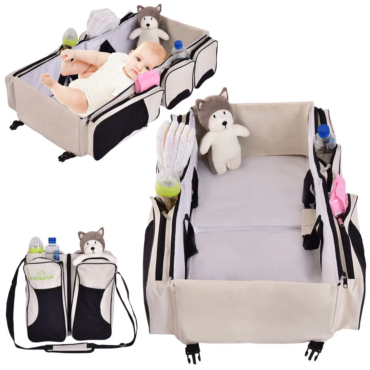 3-in-1 Portable Baby Backpack with Changing Pad C74605