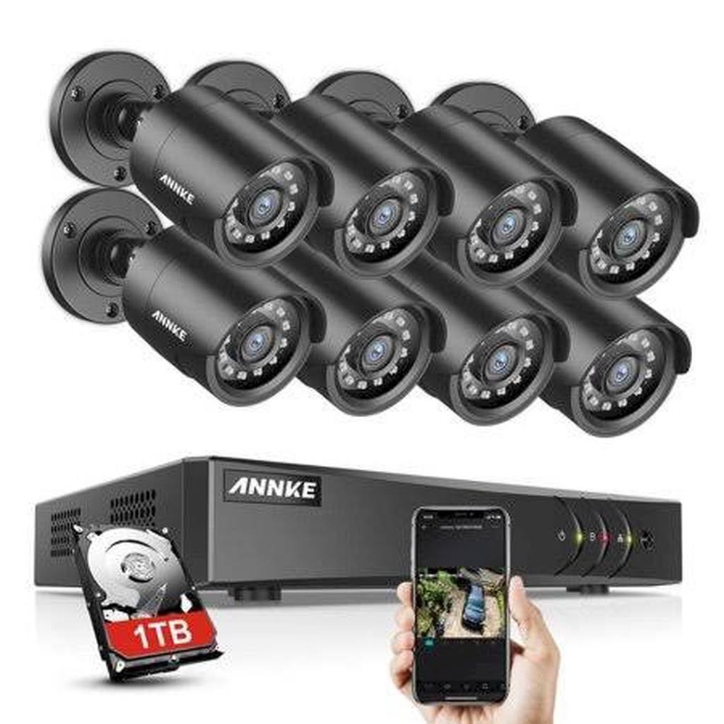 8CH 1080p Wired Security Camera System with 1T Hard Drive W838540