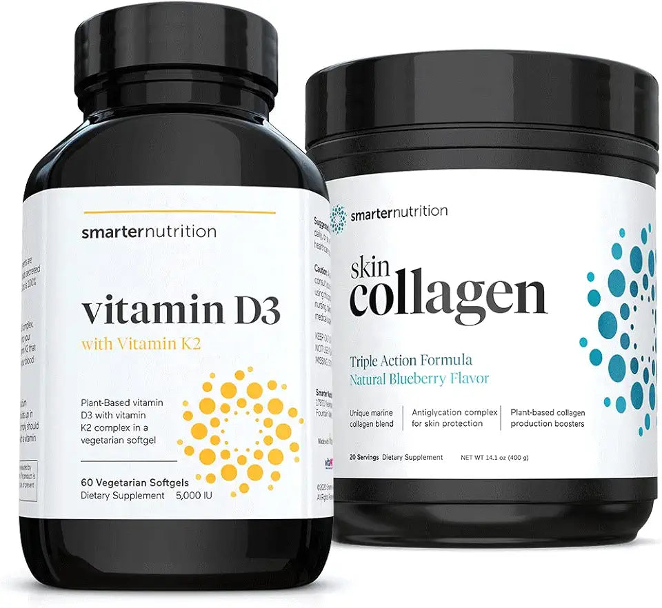 Plant-Based Vitamin D3 with Vegan K2 Complex + Collagen T26446