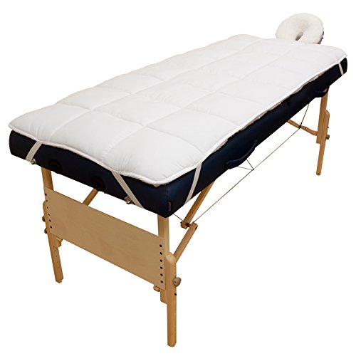 Deluxe Quilted Fleece Massage Table Pad Set with Face Cradle Cover V181