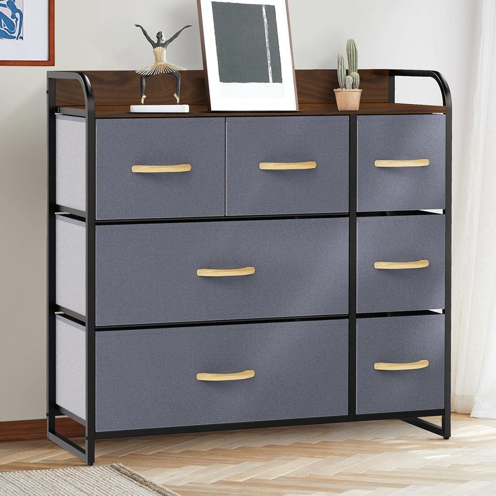 7-Drawer Steel Frame Dresser O948720