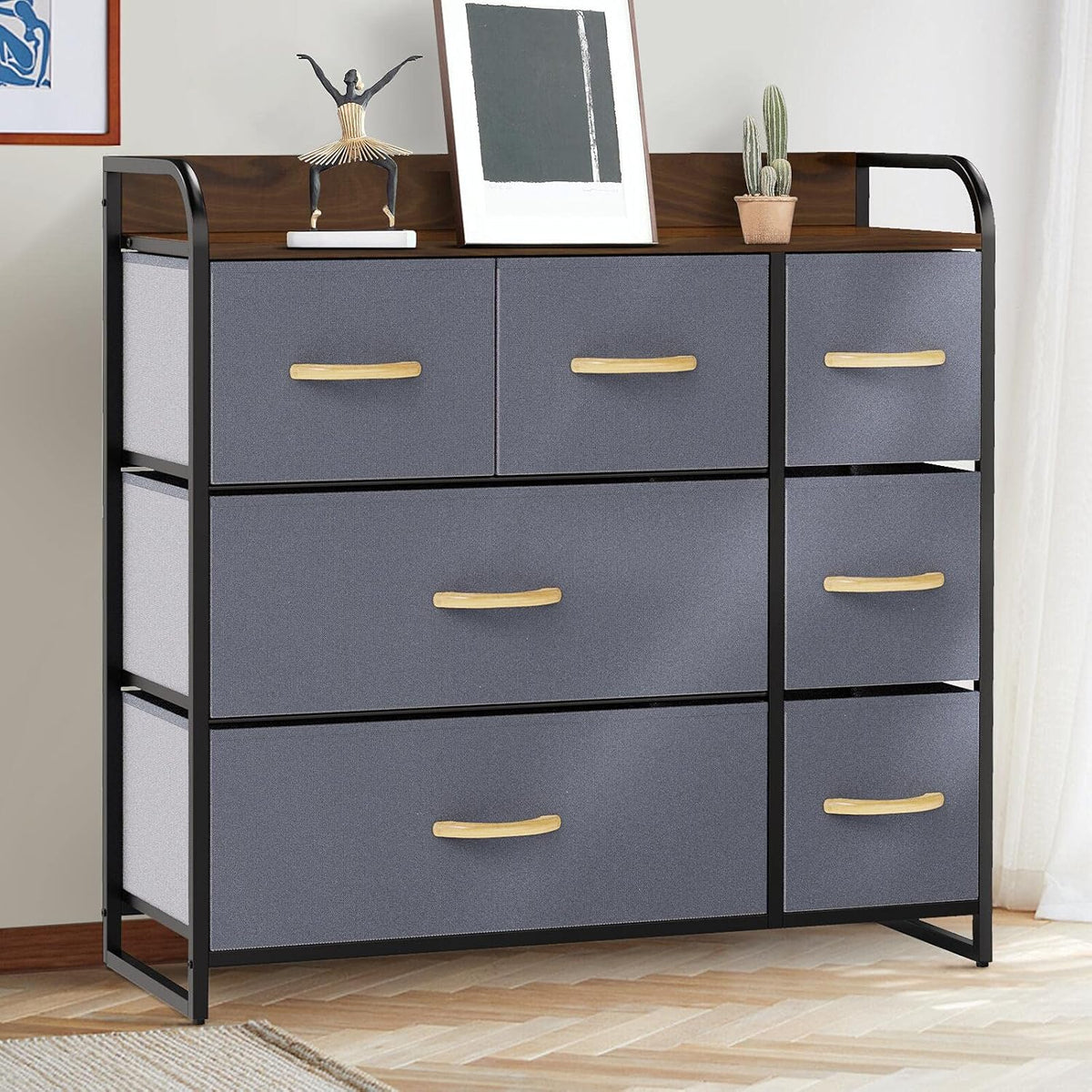 7-Drawer Steel Frame Dresser O948720