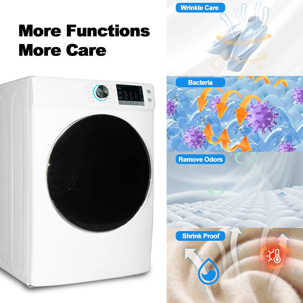8 Cu ft Electric Front Load Dryer H3683