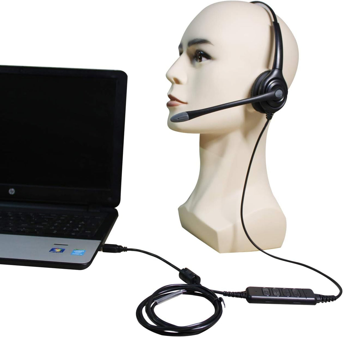 USB Headset with Microphone Noise Cancelling Pack of 2 C2727