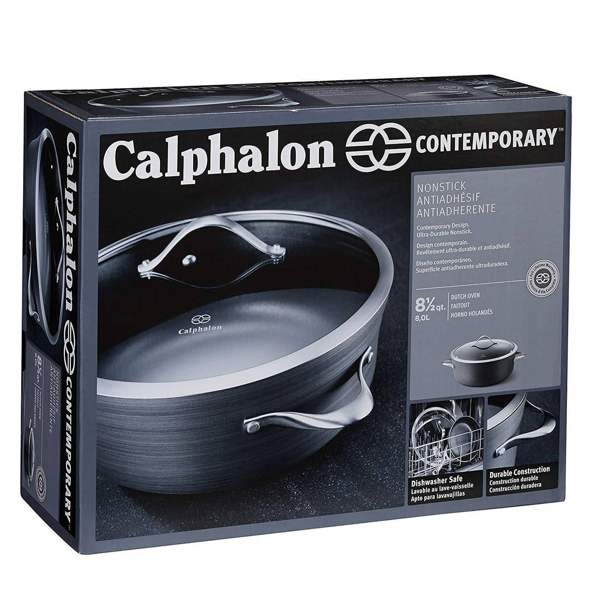 Hard-Anodized Aluminum Nonstick Dutch Oven U4370