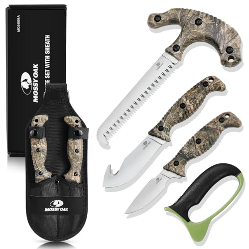 4 Pcs Hunting Knife Set with Portable Sheath N699