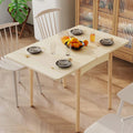 Folding Dining Table with Hidden Storage, Beige I7890