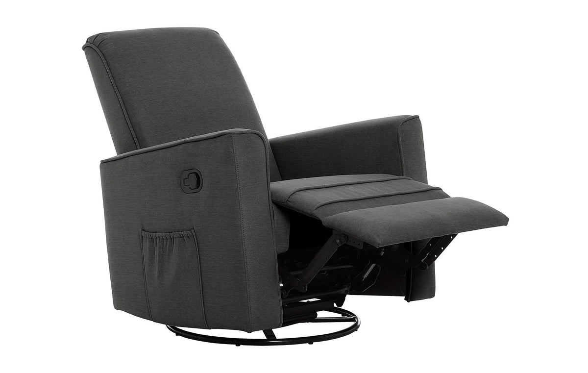 Rustic Grey Glider Recliner and Rocker J356