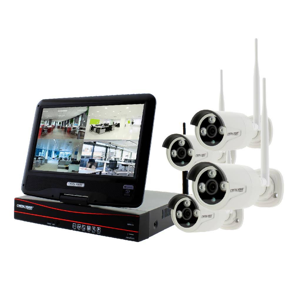 4-Ch HD 2TB HDD Wireless CCTV with 4 Cameras C848159
