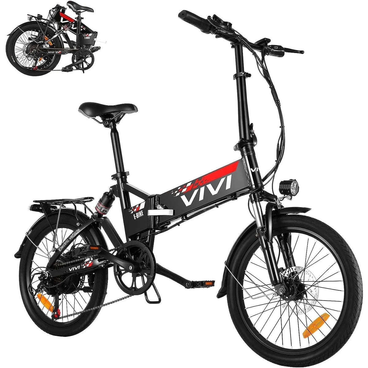 Folding Electric Bike 500W Full Suspension O285580
