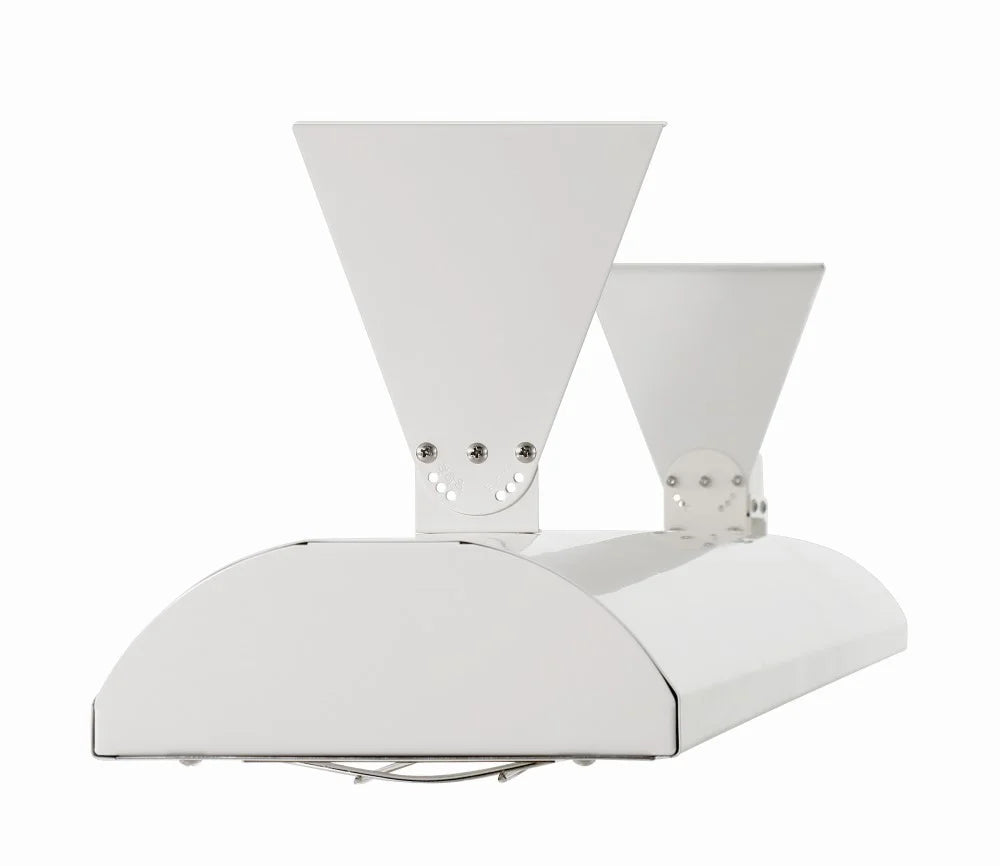 6000 Watt Electric Infrared Dual Element Heater, 277 Voltage, White Finish, Outdoor Wall Mount M393363