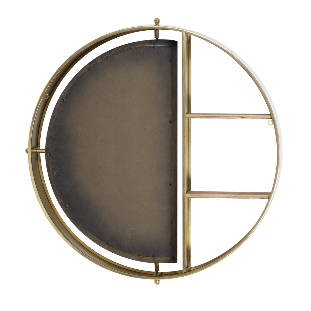 Gold Metal Wall Shelf R1524