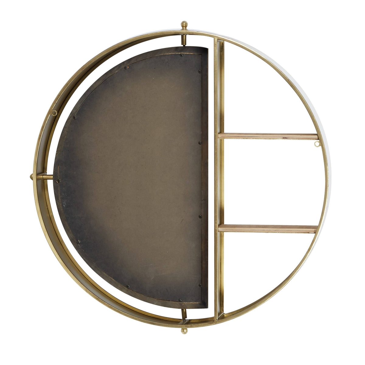 Gold Metal Wall Shelf R1524