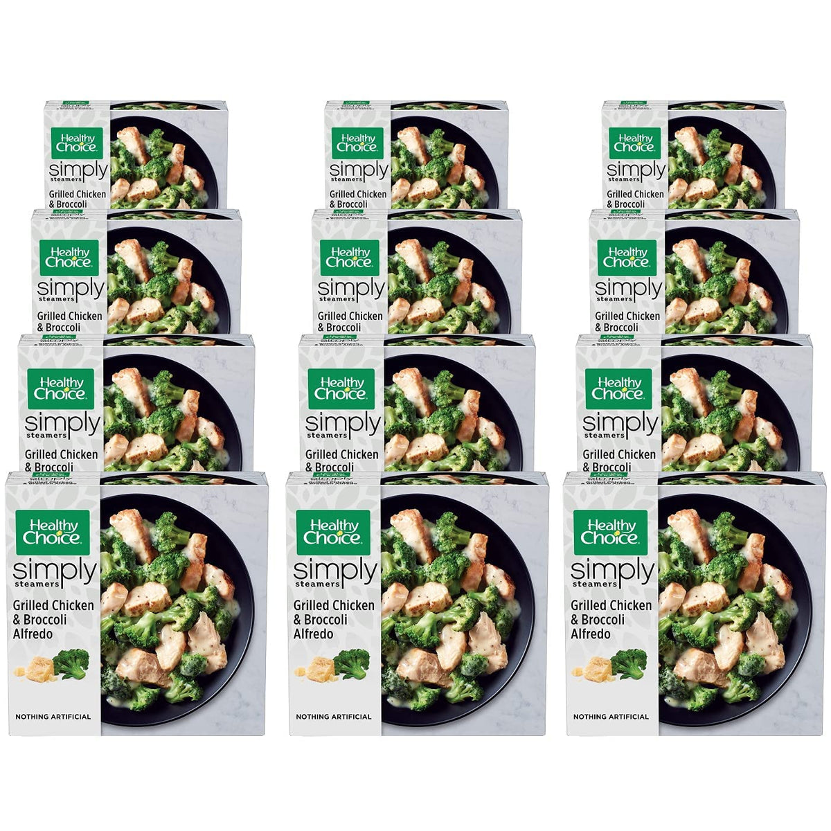 Grilled Chicken Breasts & Broccoli Alfredo Frozen Meal, 12 Pack (9.15 Oz Each) Z2194