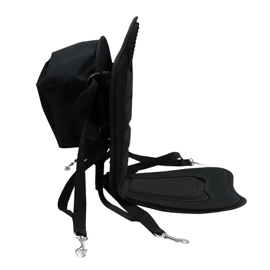 Black Kayak Seat Cushion with Detachable Backrest and Bag N81505