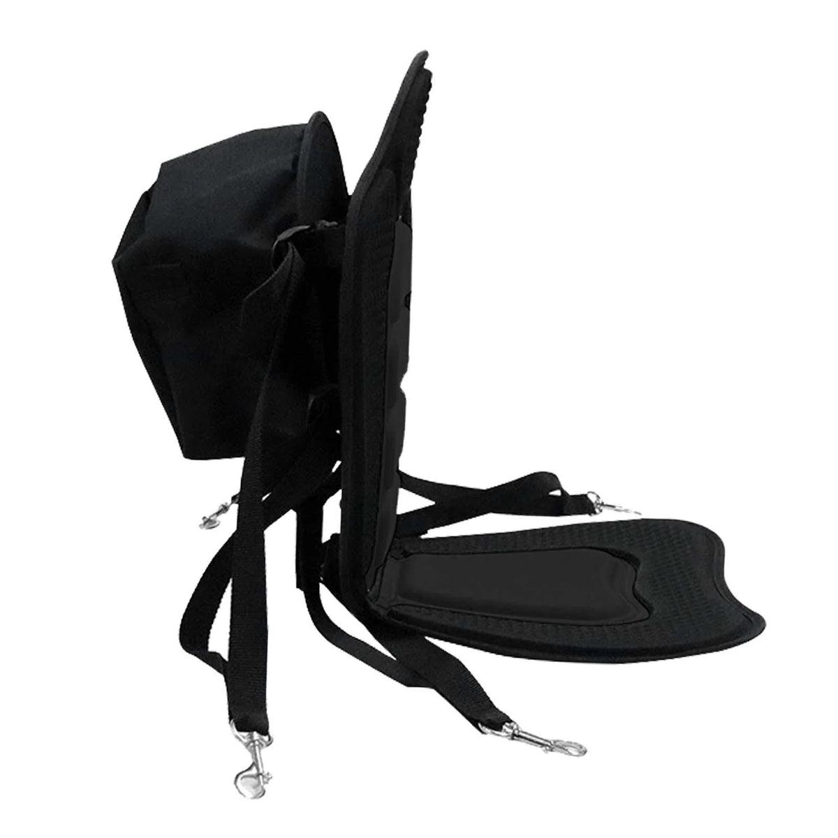 Black Kayak Seat Cushion with Detachable Backrest and Bag N81505