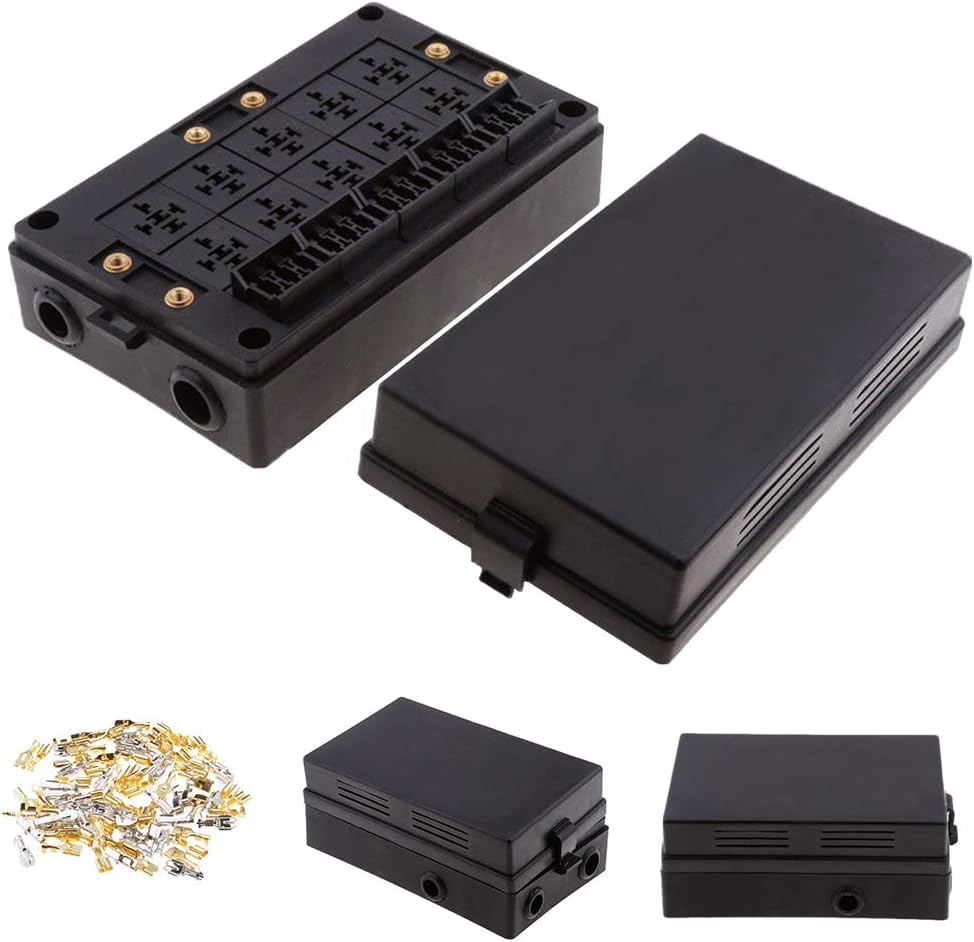 18-way Blade Fuse Holder + 10-way Relay Socket Box J17933