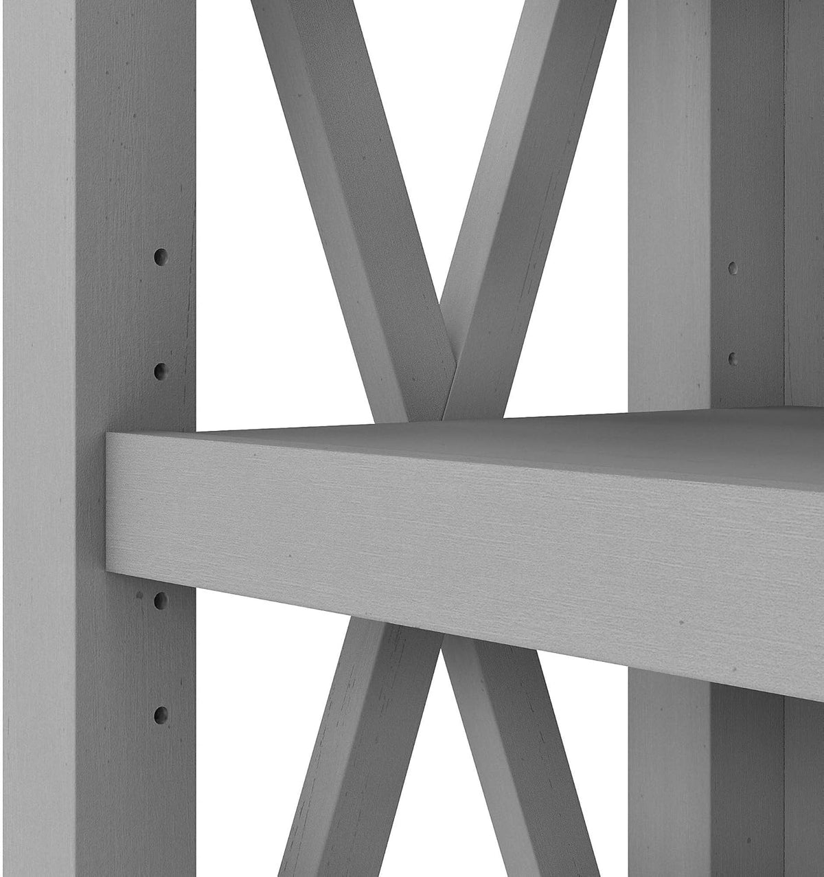 Tall 5 Shelf Bookcase, Cape Cod Gray P968