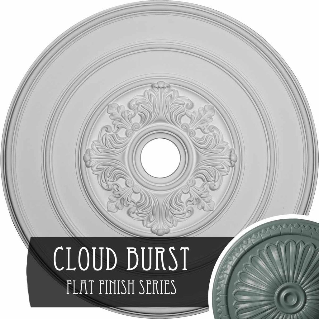 26x22OD x 1 1/2x22P Traditional Ceiling Medallion with Acanthus Leaves U901