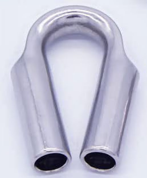 316 Stainless Steel Wire Rope Tube Thimble 10-Pack F578