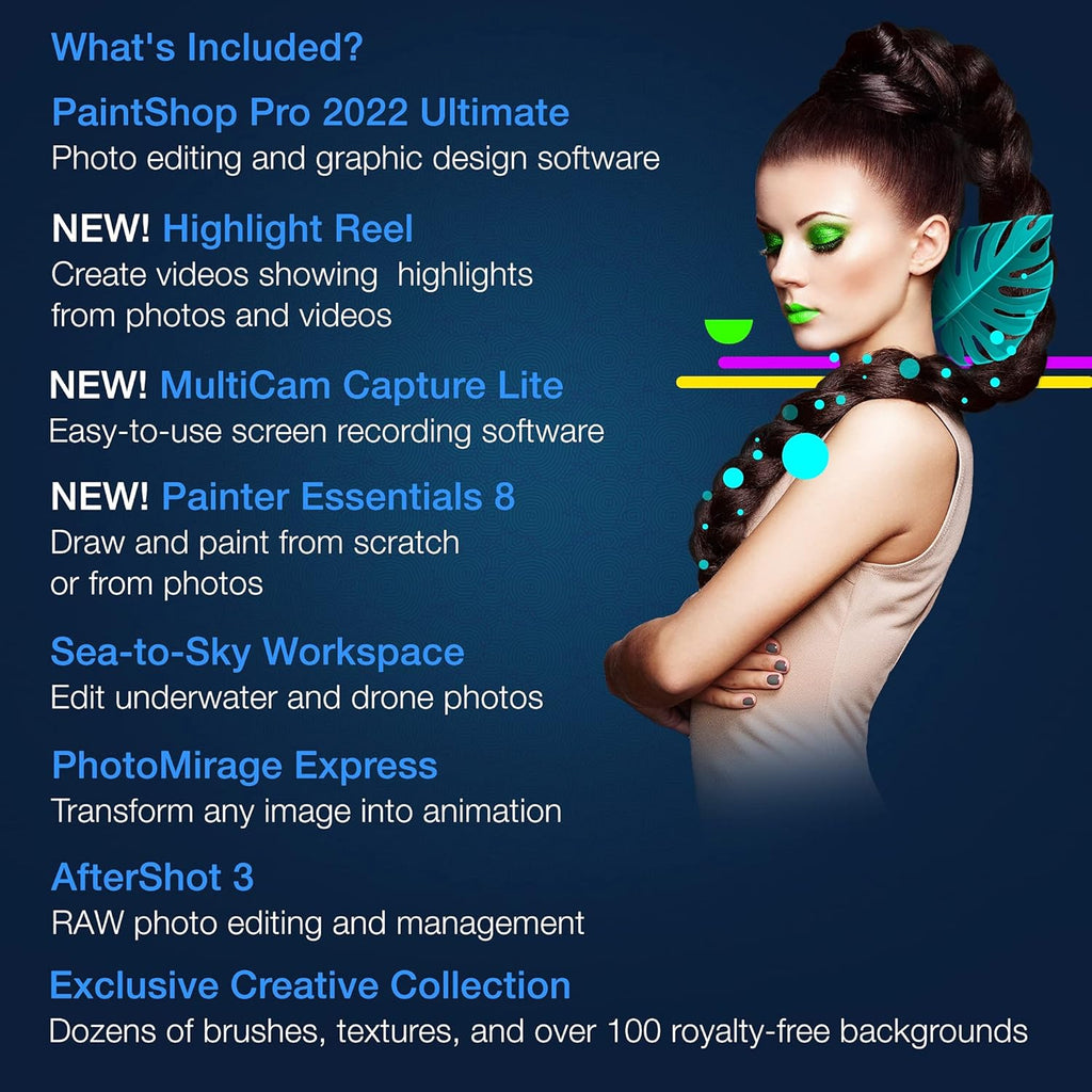 Photo Editing & Graphic Design Software with Creative Bundle T385644