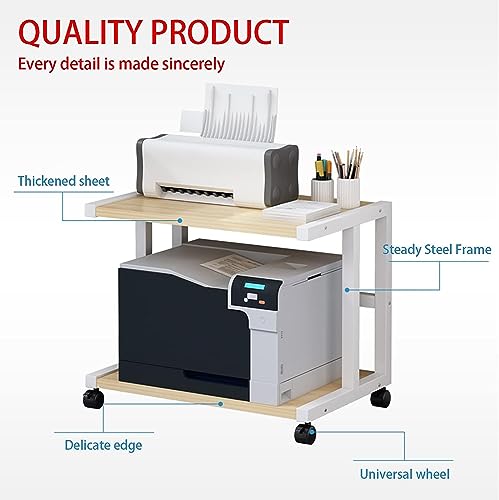 2 Tier Printer Stand with Wheels F662769
