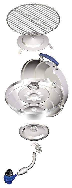 Magma Marine Kettle 17 Party Size Gas Grill w/Hinged Lid I203