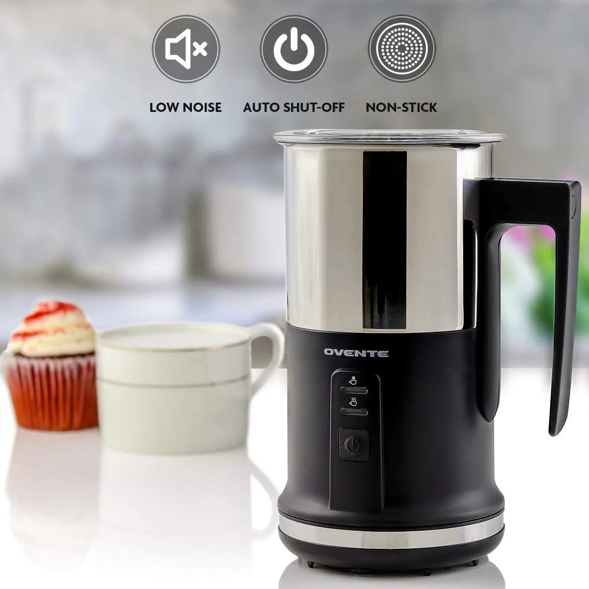 Electric Stainless Steel Milk Frother and Steamer M270