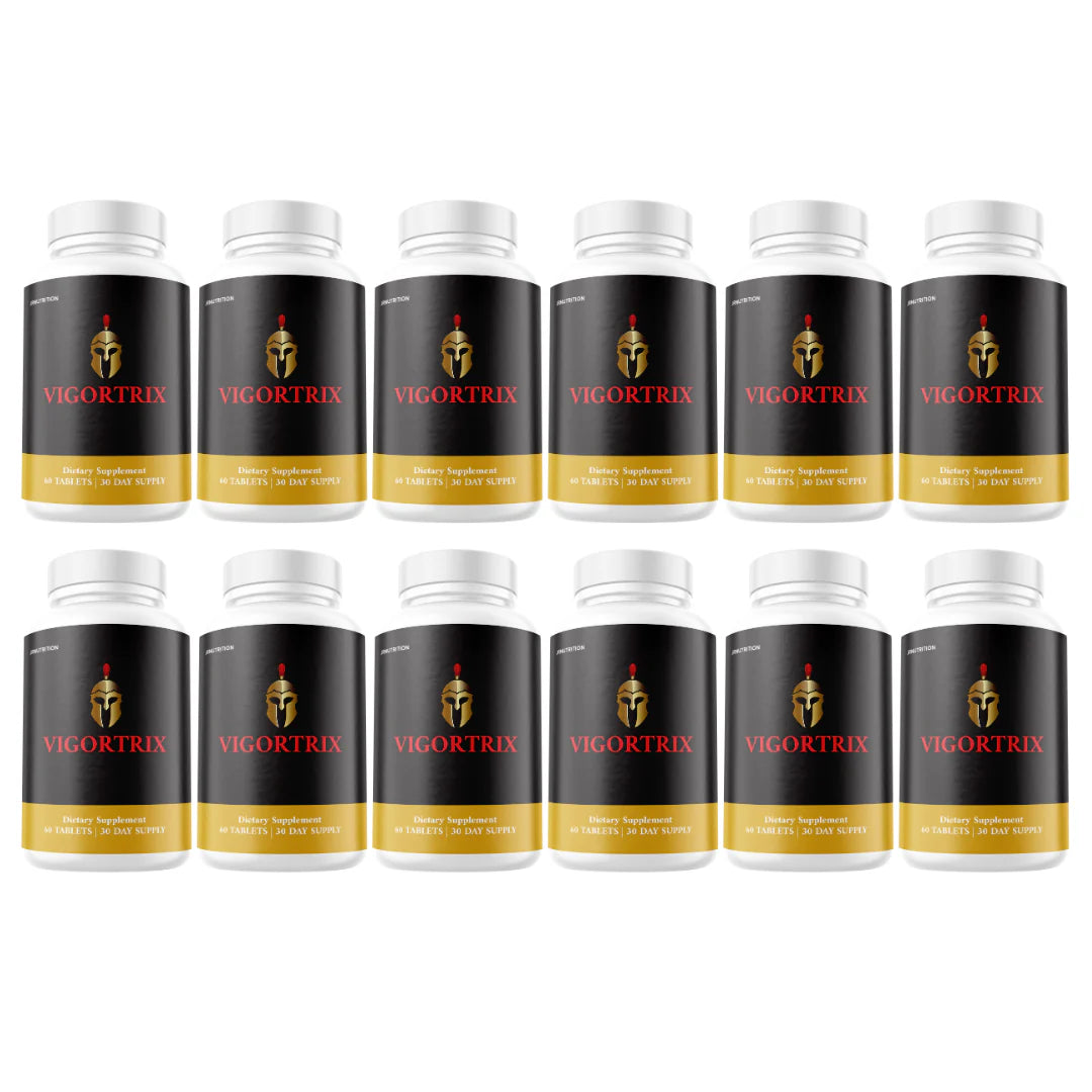 Men Vitality Pills Natural Energy & Stamina Support 12 Bottles M482