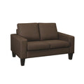 Chocolate Cappuccino Transitional Loveseat C45950