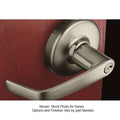 Bright Bronze Clear Coated Cylindrical Lock W85859
