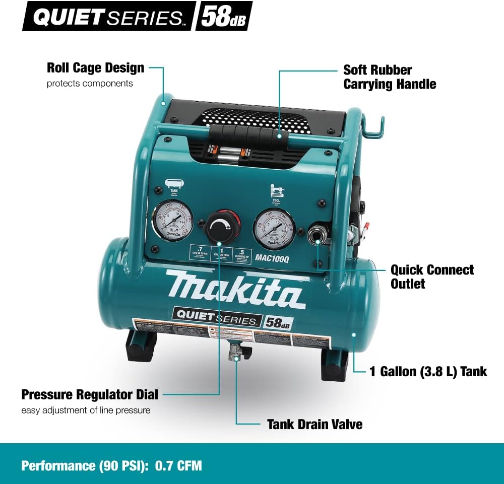 1 Gallon Compact Oil-Free Electric Air Compressor G37322
