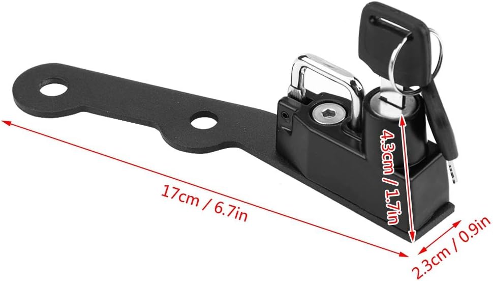 Motorcycle Helmet Lock Alloy Anti-Theft Security Lock U861580