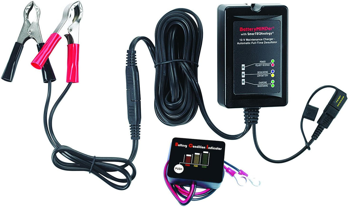 12 Volt 1.5 Amp Battery Charger Maintainer Desulfator I36404