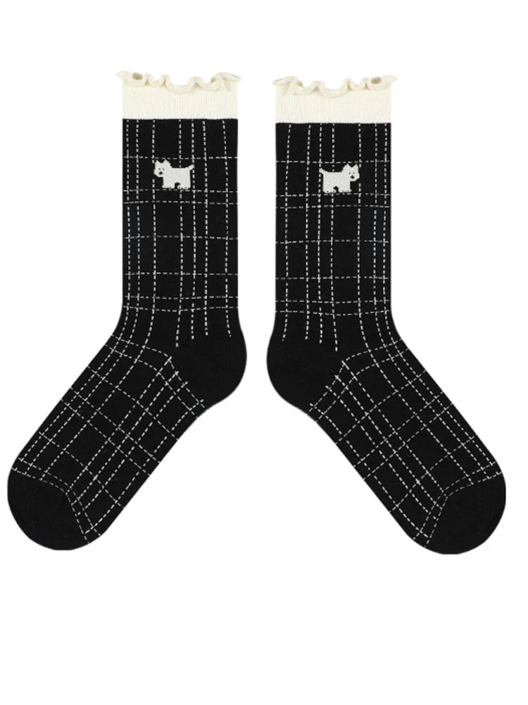 Cute Cartoon Puppy Socks H42558
