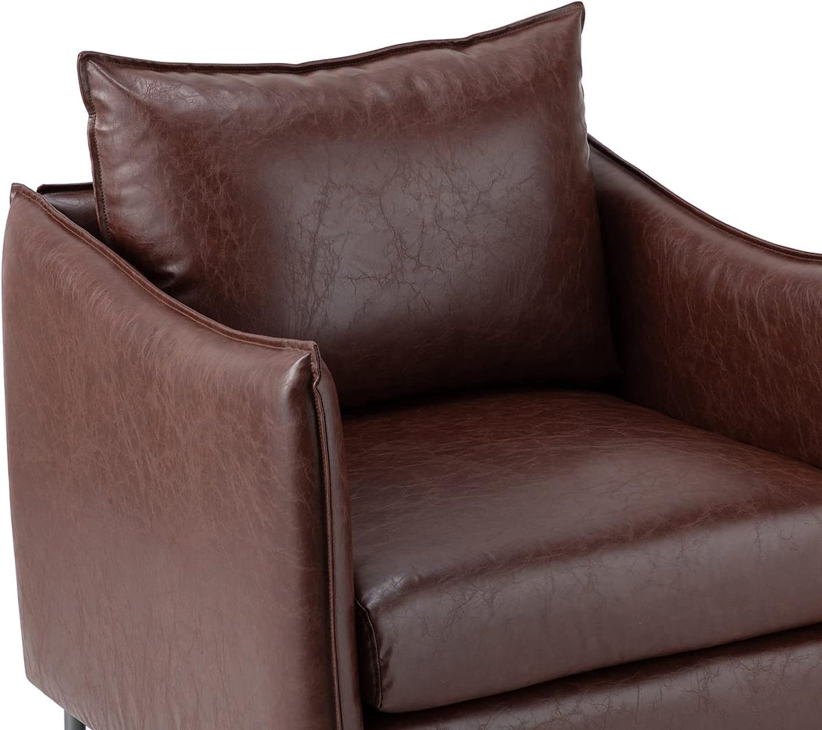 Leather Armchair Set Of 2, Brown H539254