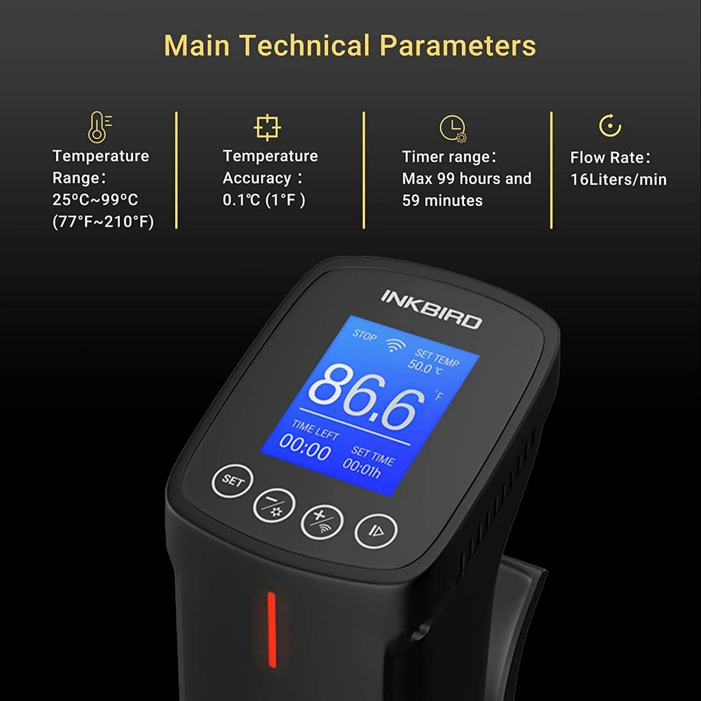Sous Vide Machine WiFi Immersion Circulator with Storage Bag I974471