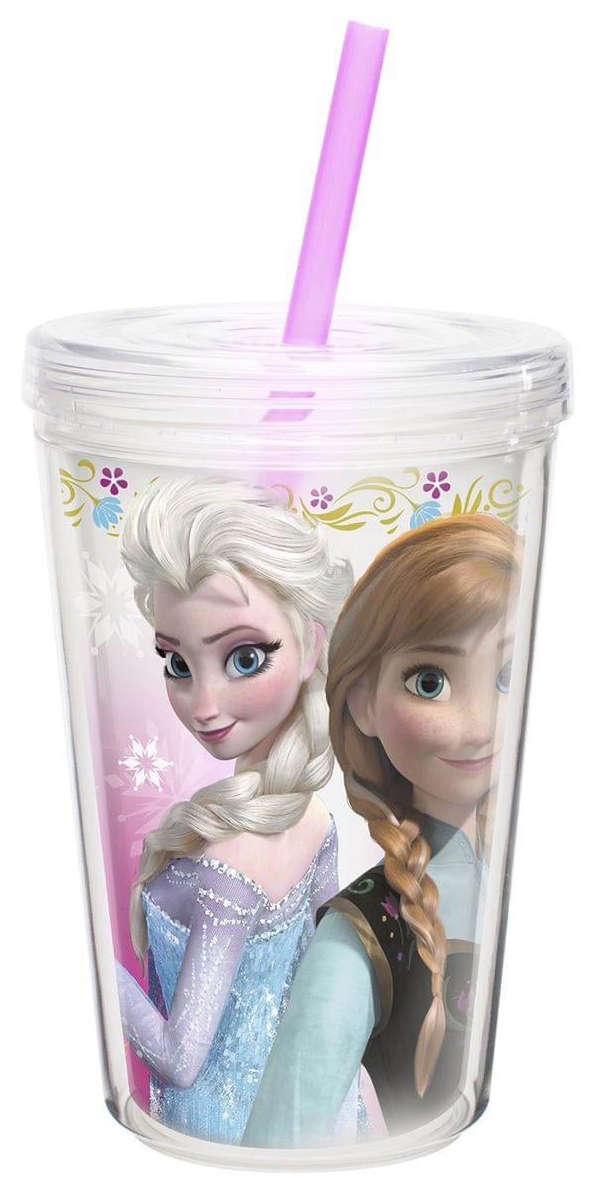 Insulated Tumbler with Screw-on Lid and Straw K9850