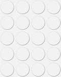 Magnetic Round Indicators White PK20 Y777