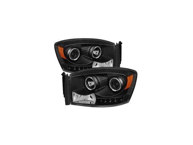 Black Halo Projector Headlights L2113
