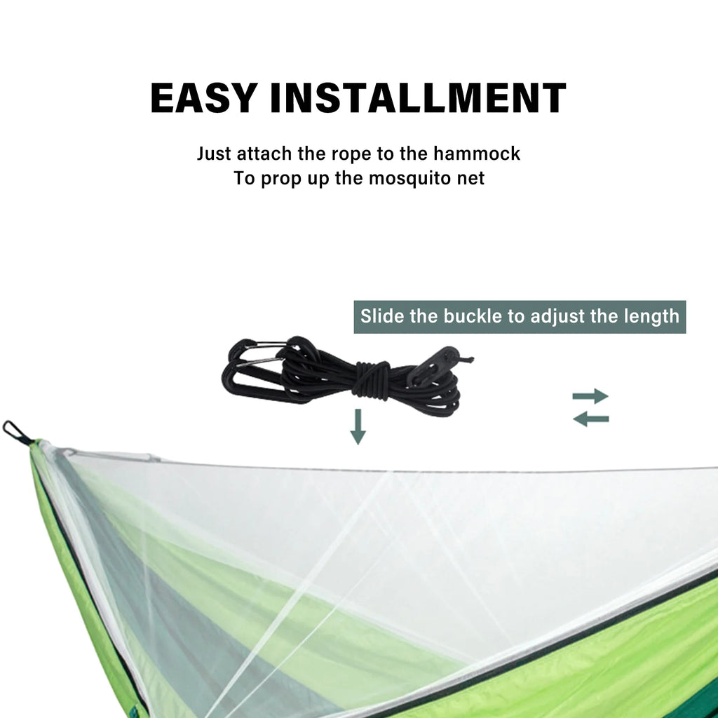 Portable Hammock with Mosquito Net for Camping U936710