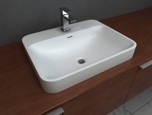 Glass Square Vessel Sink C87960