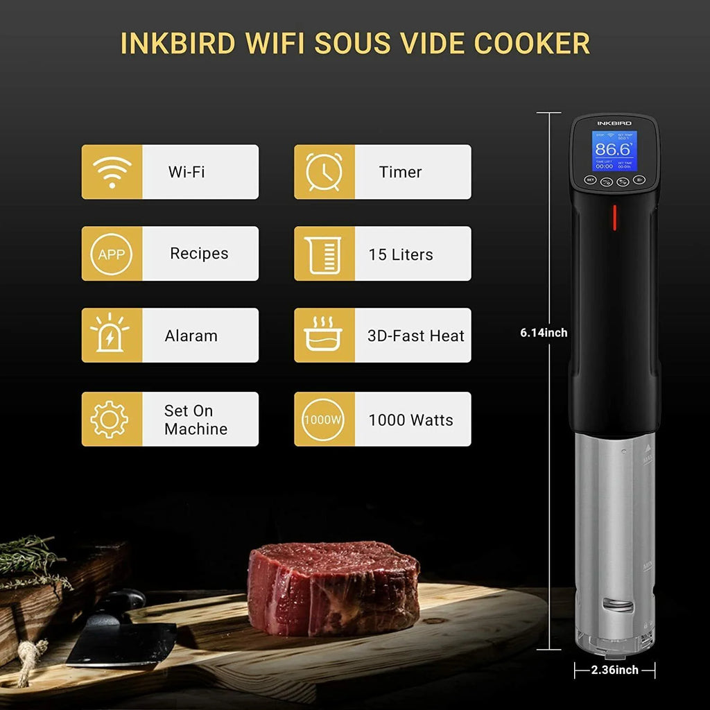 Sous Vide Machine WiFi Immersion Circulator with Storage Bag I974471