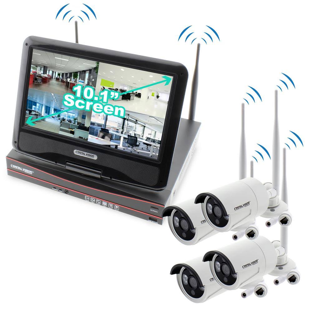 4-Ch HD 2TB HDD Wireless CCTV with 4 Cameras C848159