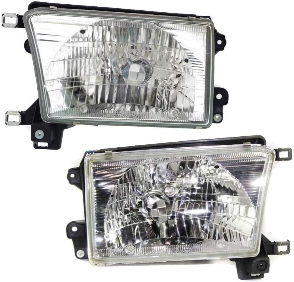 For 1999-2002 Toyota 4Runner Headlight Assembly Driver and Passenger Side with Bulbs U3980