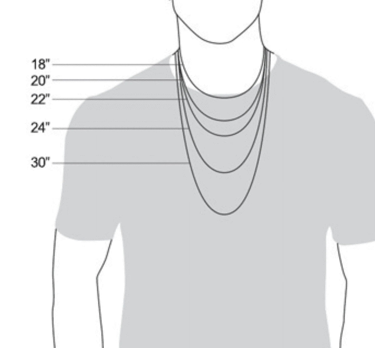 14K White Gold Figaro Cross with 4mm Cuban Link Chain K519094
